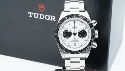 Tudor Black Bay Light Silver Panda Dial Chronograph *BOX+PAPERS!* 79360N-0006