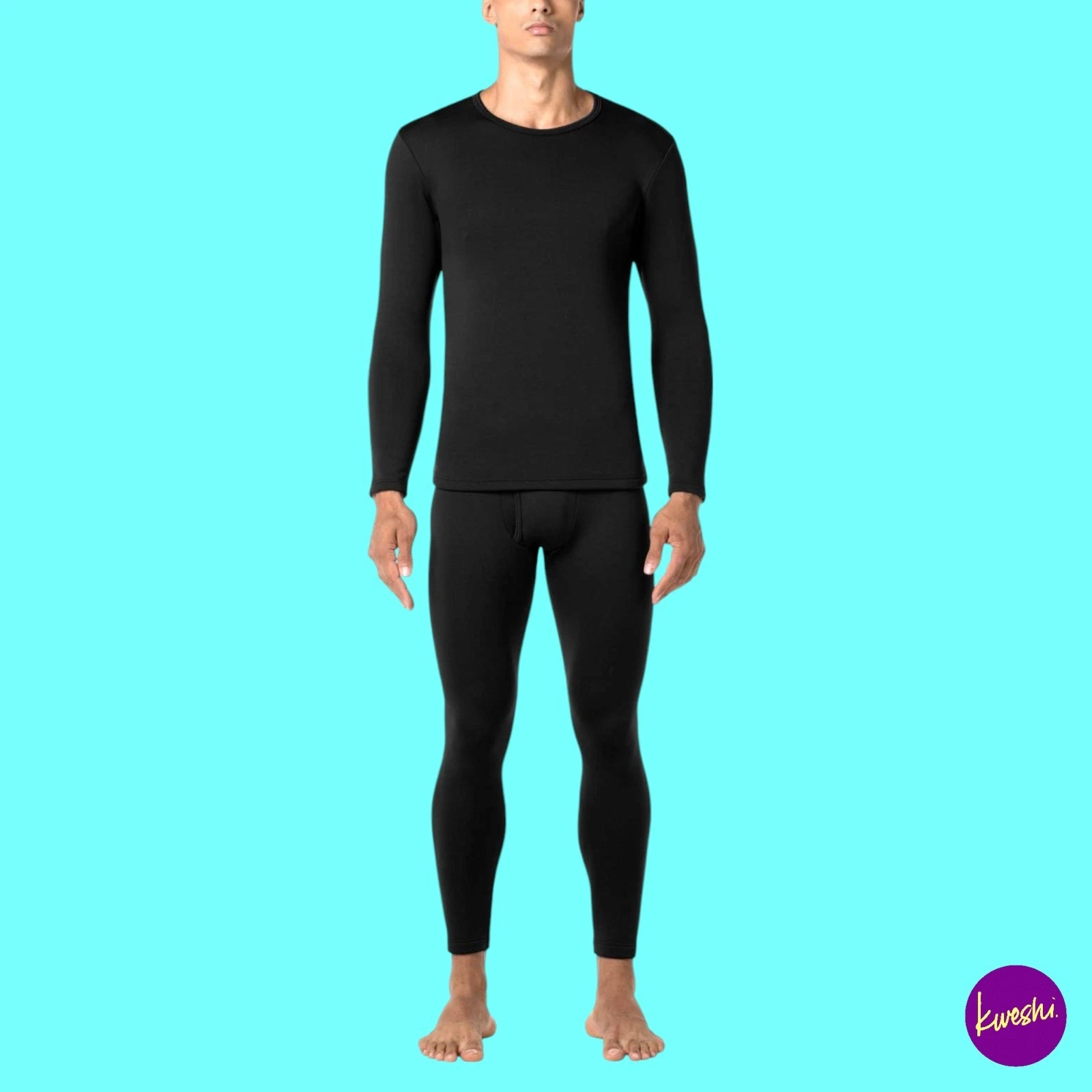 LAPASA Men's M24 Thermal Underwear Set, Heavyweight Fleece Lined Dark Grey, UK S
Opens in a new wind