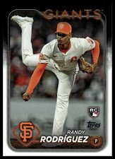 Randy Rodriguez 2024 Topps Update #US53 RC San Francisco Giants Rookie