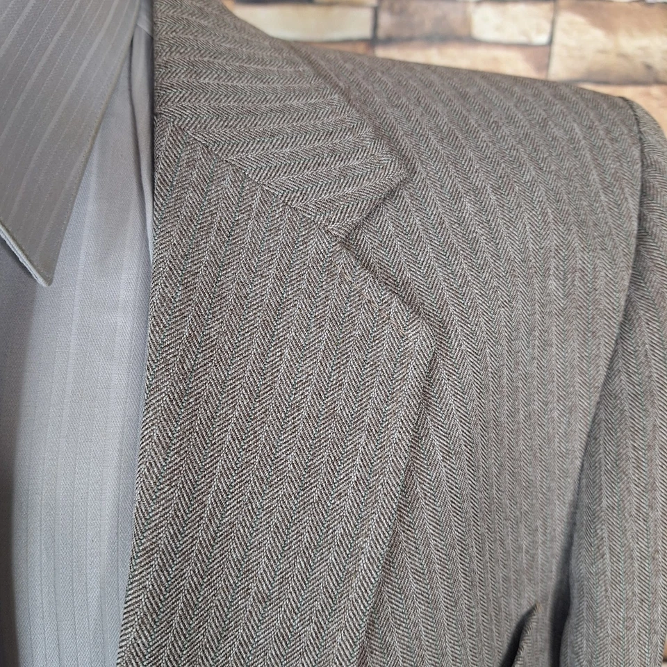 Traje Levi Strauss 2 Piezas Hombre 44L 36X32 Marrón Claro Espiga Foto 2 de 4