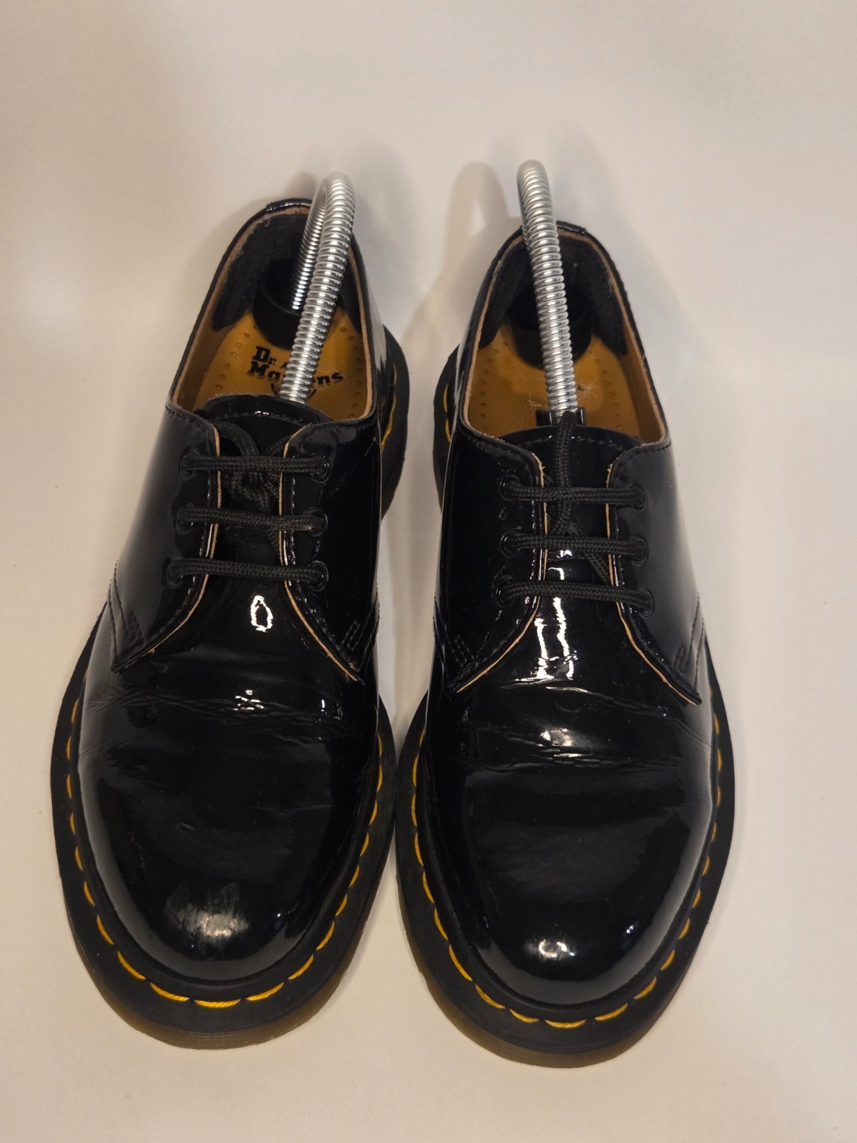 The Original Dr. Air Wair Martens Mens Size 8L Black Oxford Leather Dress Shoe