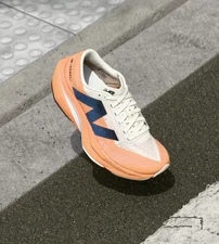 New Balance FuelCell Rebel V4 Road-Running Shoes - Men's - Hot Mango/Angora