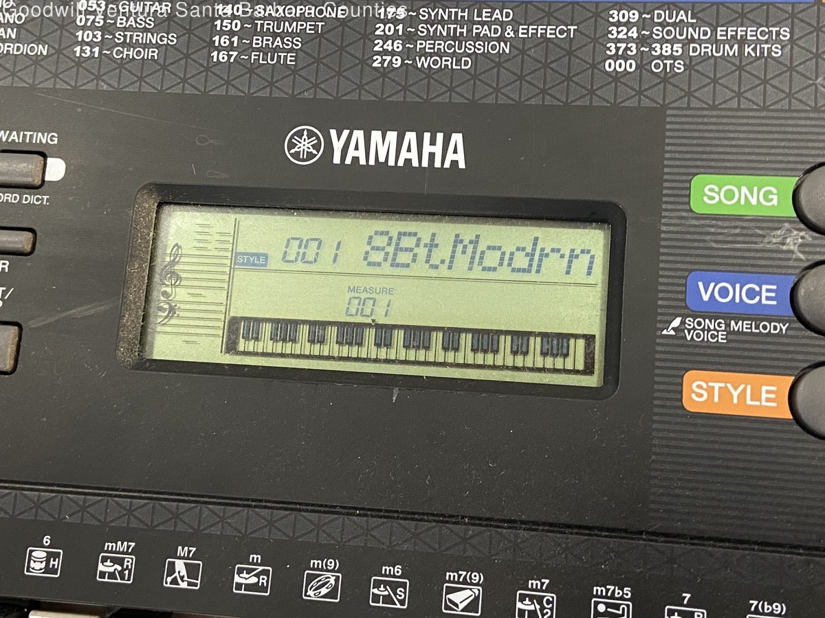 Yamaha PSR-E253 Portable Electronic Keyboard 61-Key -Tested