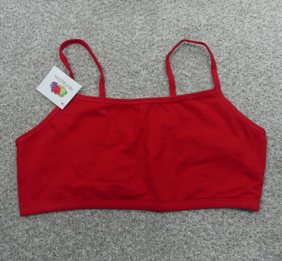 Sujetadores deportivos Fruit Of The Loom para mujer 40 rojo gris blanco suéter inalámbrico paquete de 3 Foto 2 de 4