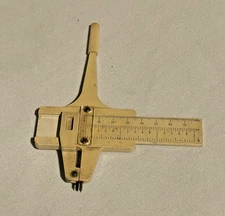 Keuffel & Esser  Slidecomp  Drafting Compass 3” Plastic, crack