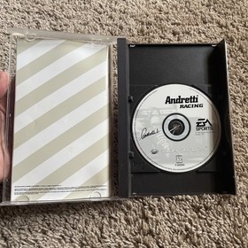 Andretti Racing (Sega Saturn, 1996) Complete with Box & Manual Tested Working