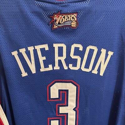 VTG Reebok ALL Star Game '04 76ers Allen Iverson NBA Basketball