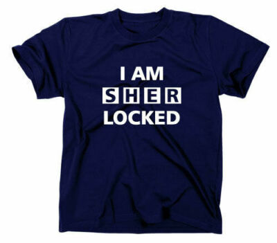 I Am Sherlocked T-Shirt Sherlock Holmes TV serie Fun Funshirt Logo Watson