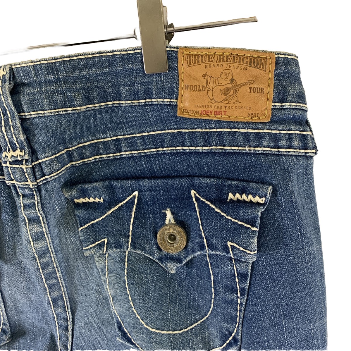 Authentic True Religion Joey Big T Flair Leg Women's 32x29 Blue