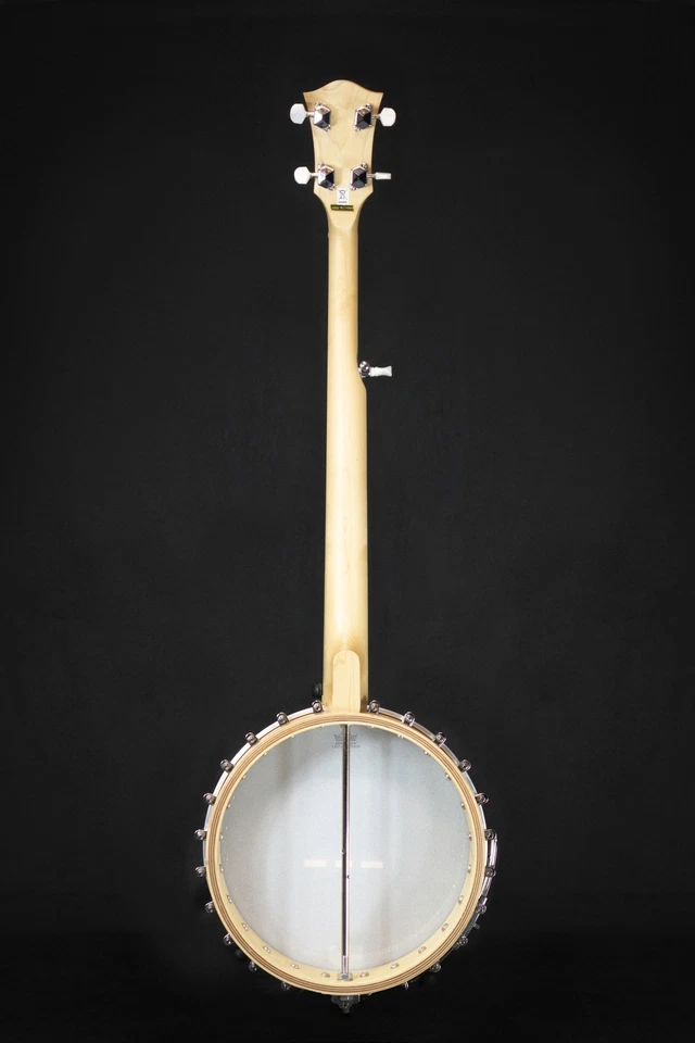 Ozark 5 String Banjo Open Back Brass Tone Ring With Cover - Image 2 of 4