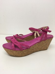 hot pink wedges sandals