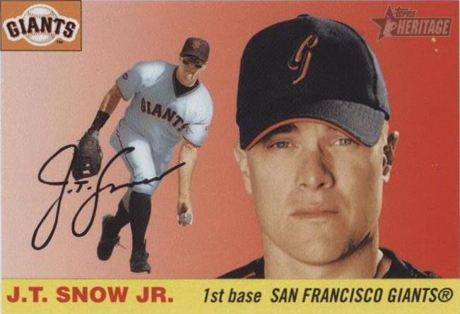 2004 Topps Heritage - J.T. Snow #430 - 1 of 1