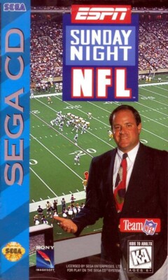 ESPN Sunday Night NFL Sega CD Great Condition Fast Shipping