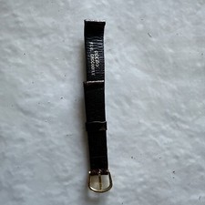 Flat Leather Watch Band Real Crocodile Watch Strap Men /women Seize 14mm Classic