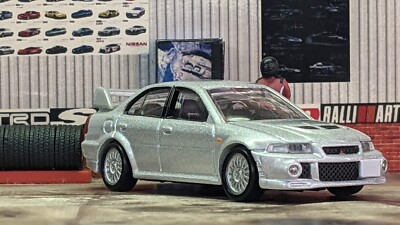 TOMICA PREMIUM MITSUBISHI LANCER EVOLUTION VI GSR LOOSE 1/61 SCALE USA STOCK!!!