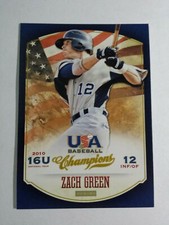 ZACH GREEN 2013 PANINI USA BASEBALL CHAMPIONS CARD # 96 C2903