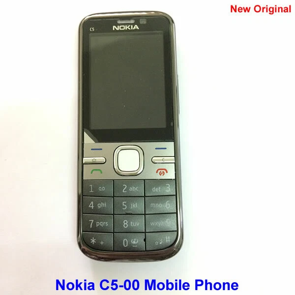 100% Genuine Original Nokia C5-00 3.15MP 3G GSM Unlock Mobile Phone - Warm.Grey - Image 2 of 4