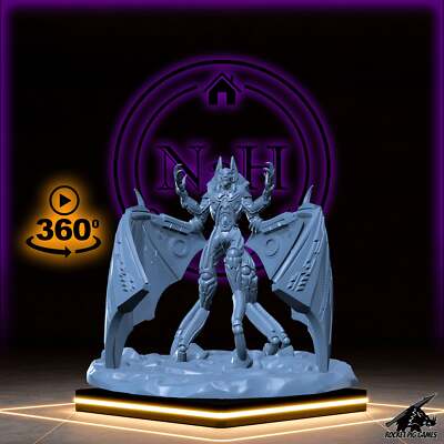 Cyber-Vamp | Clockwork Vampire | Forged Miniature for Tabletop games ...