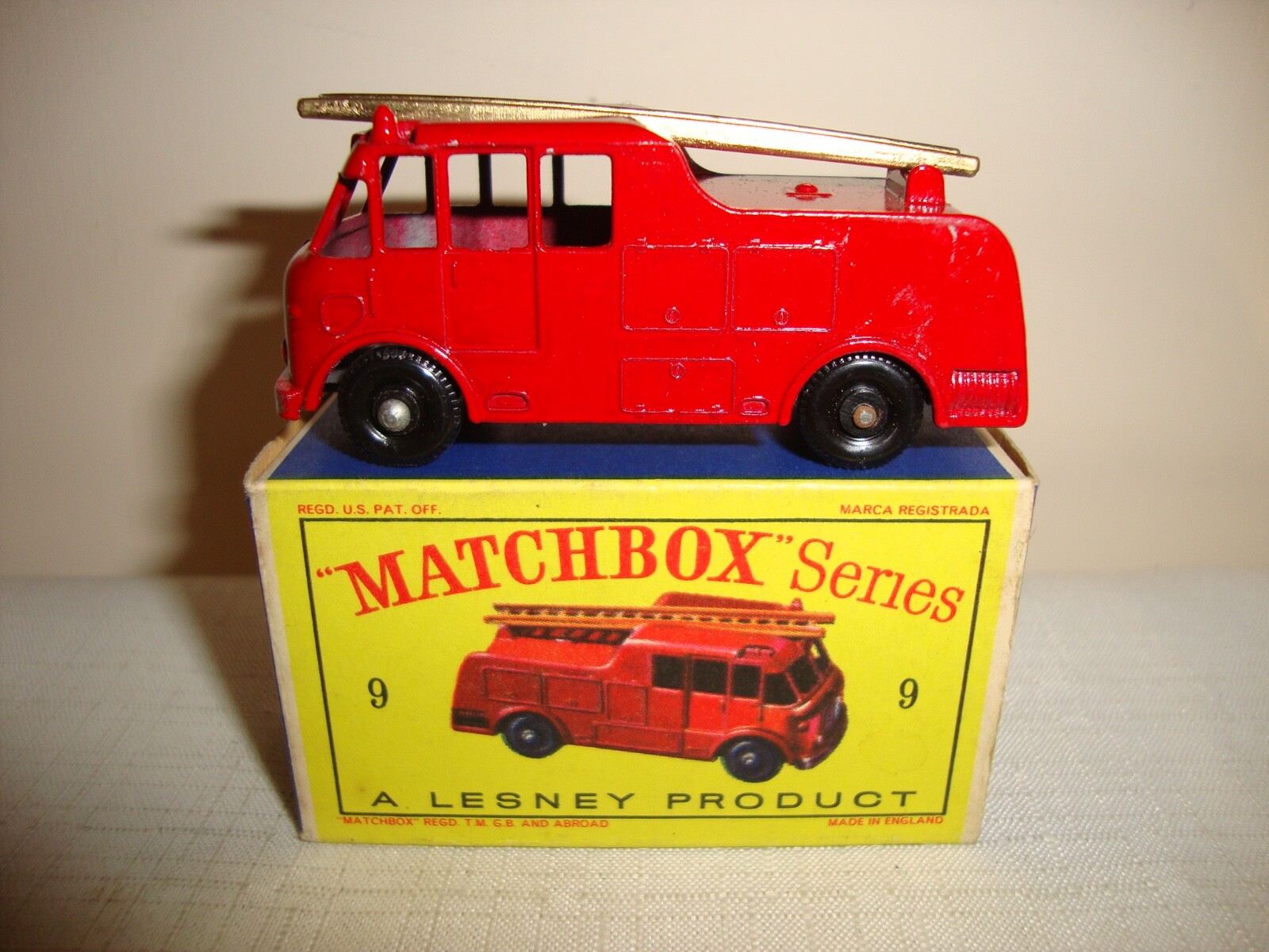 Matchbox 9c, Merryweather Marquis Fire Engine - Free Price Guide