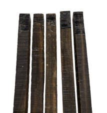 5 Pcs, Gaboon Ebony Turning Blank 1x 1x12 -B Grade Hobbywood- Free US Shipping