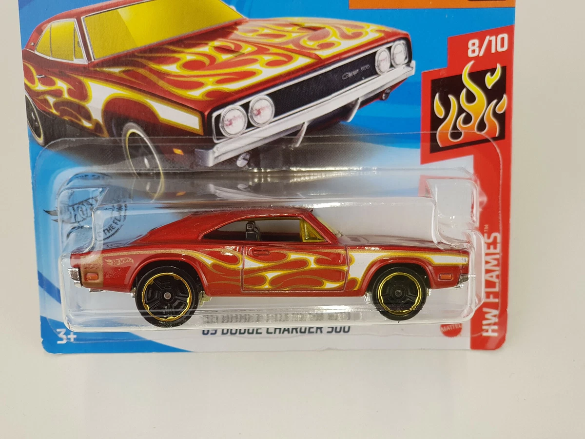 Coche Mattel Hot Wheels GHG09 HW Flames 69 Dodge Charger 500