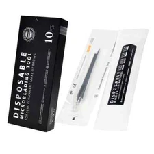 Disposable Microblading Tool 0.15mm 18Pins U-Shape Eyebrow Tattoo Pen Blades Lot