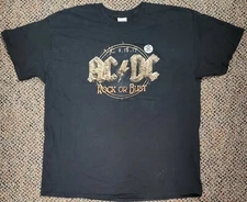 AC/DC Rock or Bust Tour 2014 Black T-SHIRT XL
