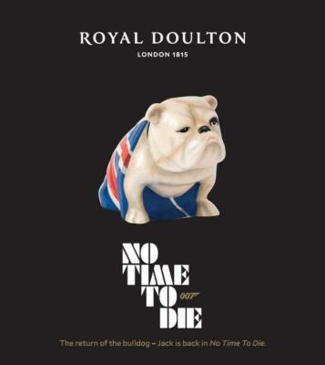ROYAL DOULTON BULLDOG JACK Prop - JAMES BOND DD 007 M NEW IN