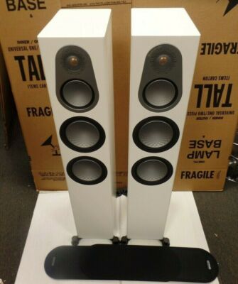 Audio Monitor Silver 300 6G（第6世代） MONITOR AUDIO SILVER 300 6G FLOOR STANDING SPEAKERS (PAIR) SATIN