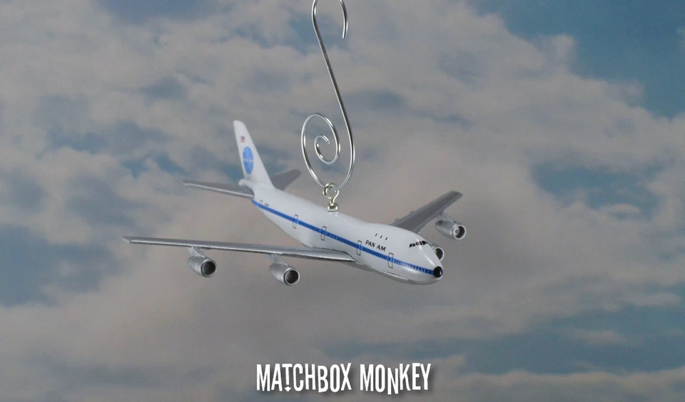 Pan Am American Boeing 747-200 Custom Christmas Ornament Airplane Plane Jet - Image 4 of 4