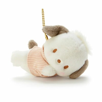 Sanrio Pochacco Mascot Holder (Botto Chill Time Design) Relax Plush Doll New JP