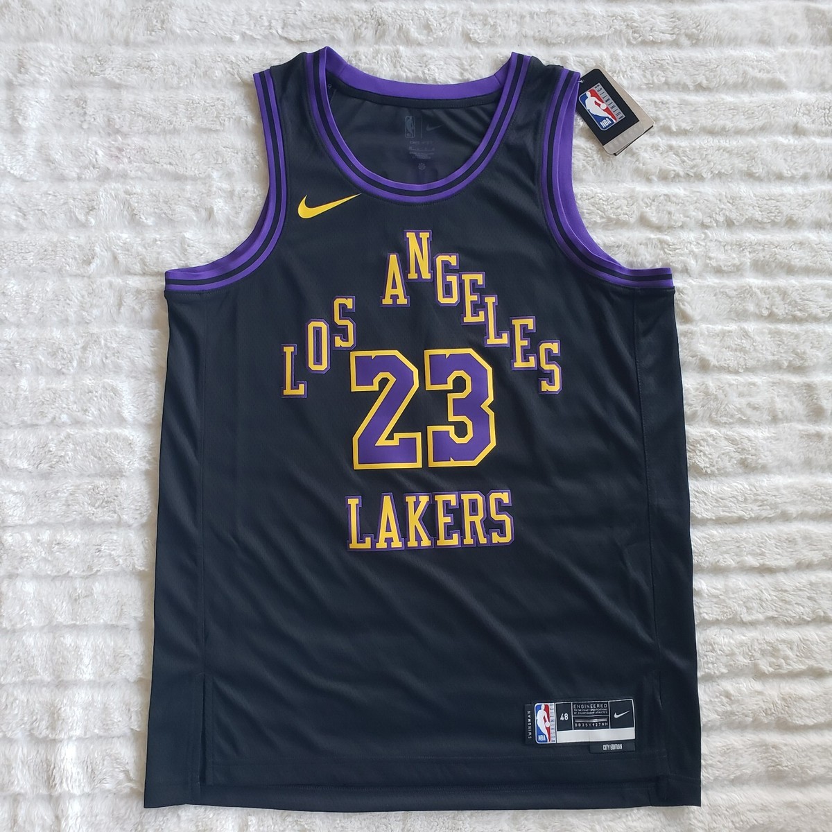 Lakers 23番 ユニフォーム DRI-FIT LAKERS ユニフォーム LeBronJAMES 23 DRI-FIT M Los Angeles