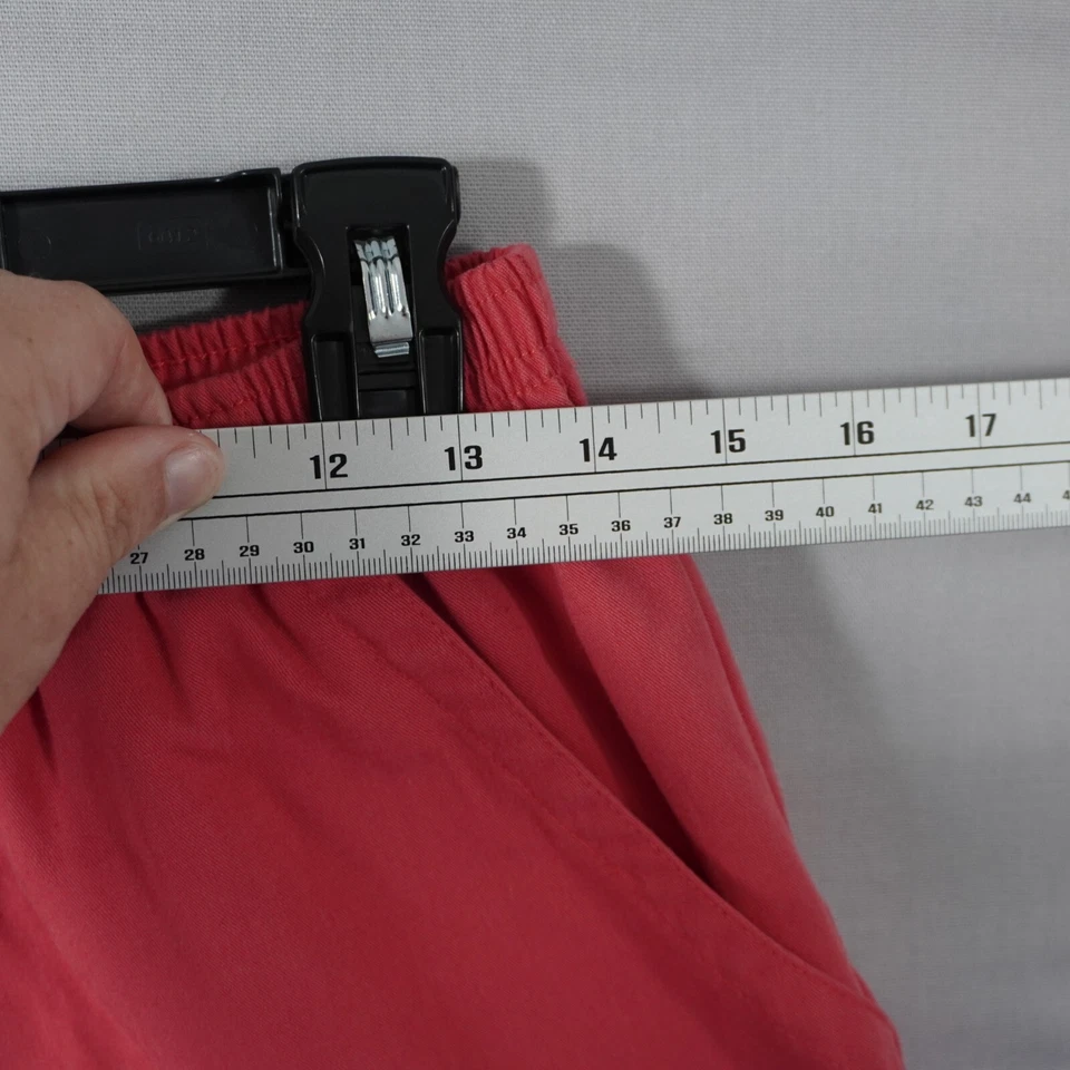 PARADISE BAY petites PS red Pull On Elastic  Mom Shorts - Image 4 of 4