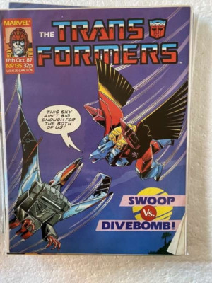 TRANSFORMERS BRITISH WEEKLY #135  MARVEL UK COMIC 1987