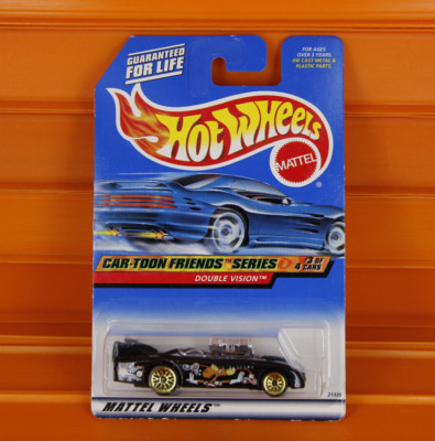 Hot Wheels - 1999 - DOUBLE VISION - Car-Toon Friends 3/4 - Blue Card Colle. #987