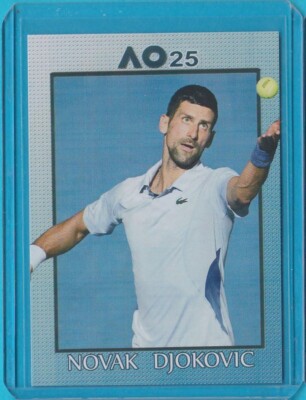 9/10 * NOVAK DJOKOVIC NOLE 2025 AUSTRALIAN OPEN Tennis AO card | eBay