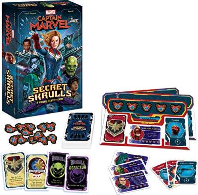 USAopoly USOBN011576 Captain Marvel: Secret Skrulls - English