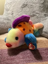 Ty Beanie Babies LIPS THE FISH 1999 RARE Retired Large 13  