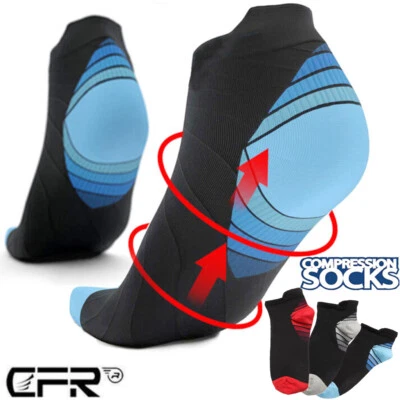 CFR Kupfer Kompression Socken Plantar Fasciitis Arch Knöchel Laufen Unterstützung DE
