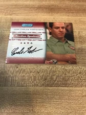 JUAN CARLOS MORTENSEN 2007 RAZOR POKER, LLC SHOWDOWN SIGNATURES AUYOGRAPHED CARD
