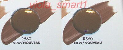 2x MAKE UP FOR EVER Ultra HD Invisible Cover Foundation R560 CHOCOLATE 0.02oz