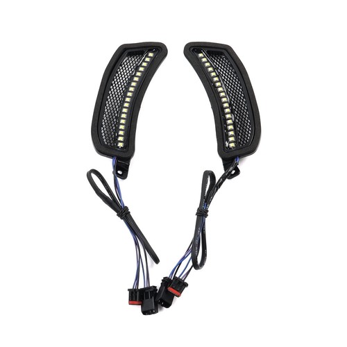 LED Fairings Vent Amber Light For Harley Softail Low Rider ST FXLRST 2022-2024 - Picture 9 of 13