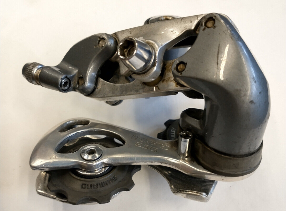 Dérailleur Shimano 600 Tri-Color RD-6401, Court, 8v, Japon - Vintage