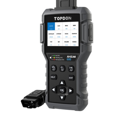2025 TOPDON AL600 Profi OBD2 Diagnosegerät Auto Scanner ABS SRS SAS Active Test 