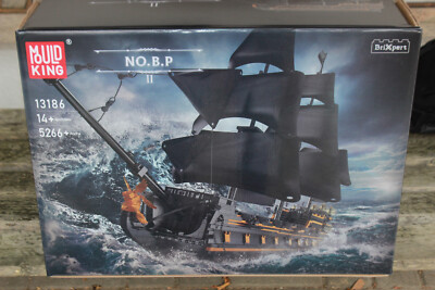 OO Mould King 13186 Black Pearl II Piratenschiff Klemmbausteine 5266 pcs NEU OVP
