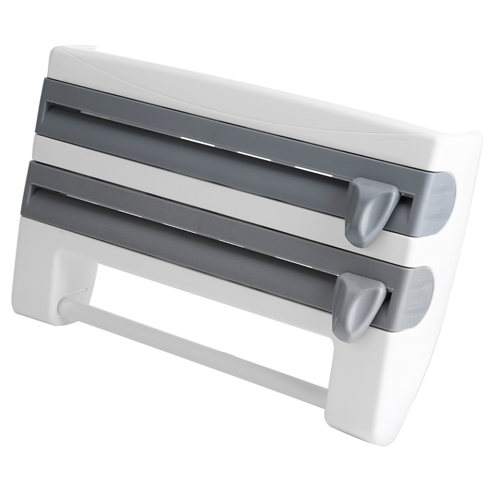 Kitchen Cling Film Organizer With Cutting Stable Cling Film Storage