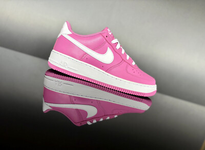 NIKE AIR FORCE 1 LOW  -Playful Pink- fuchsia Leder Classic Damen Sneaker Gr.39