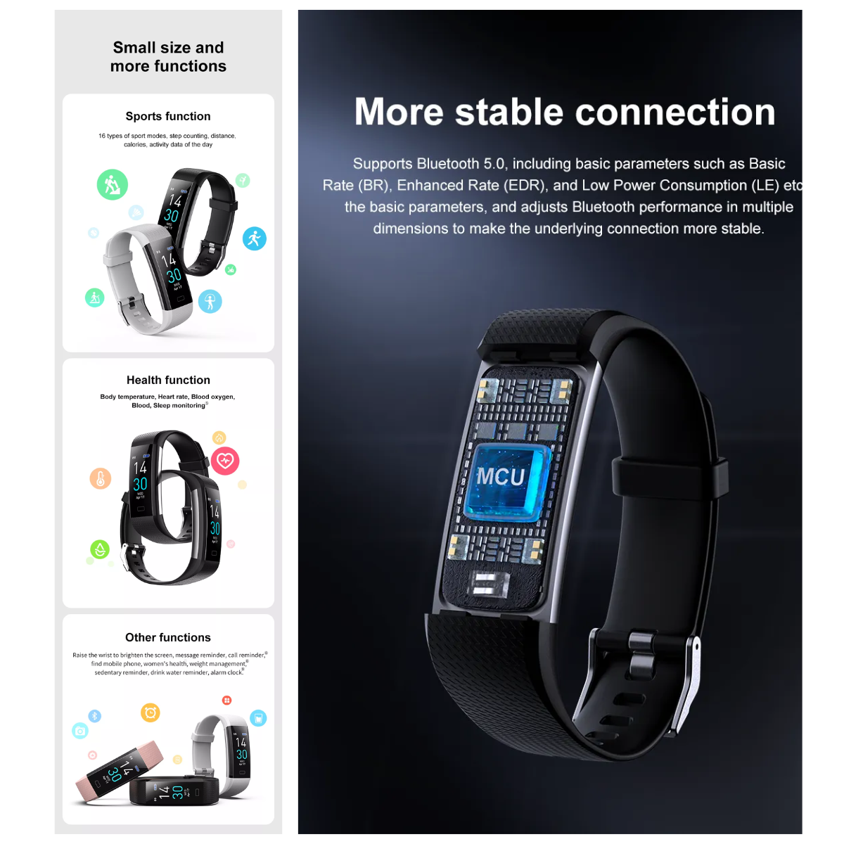 2023 NEW Fitbit Smart Watch Activity Tracker Fitness Watches Heart