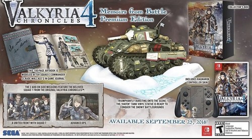 Valkyria Chronicles 4 Memoiren aus Battle Premium Edition - Nintendo Switch - NEU
