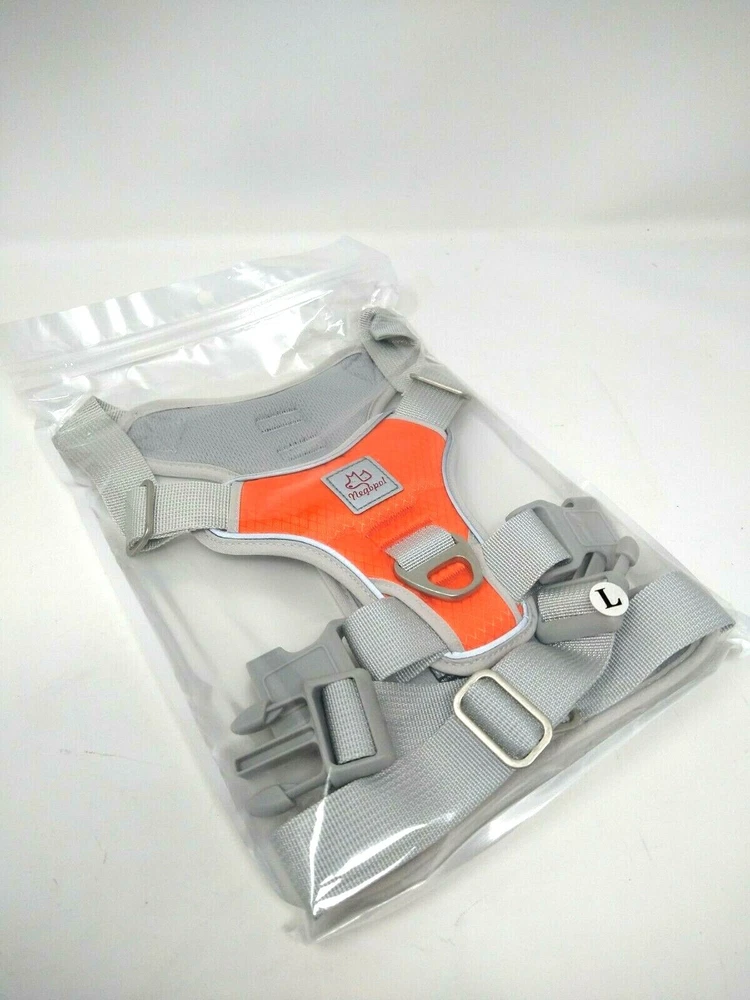 Dog Harness Large Comfortable Strong Negapol Brand Easy to fit color orange Dog Harness Large Comfortable Strong Negapol Brand Easy to fit color orange